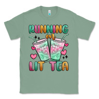 Sage running on lit tea Classic Tee - MaliasSmallBusiness