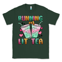 Sports Green running on lit tea Classic Tee - MaliasSmallBusiness
