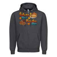 Smoke Autumn Skies Pumpkin Pies Zipper Hoodie - BundleAndBundleShop