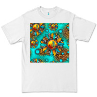 White western sunset sunflowers seamless pattern Premium Tee - HRA Design Shop
