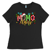 Black Momo Claus Ladies Tee - texasbilliewilder