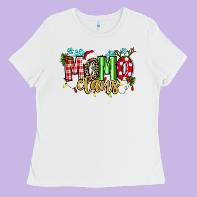 Momo Claus Ladies Tee Designed By Texasbilliewilder