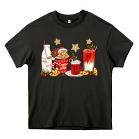 Asphalt santa fuel coffee cups Heavy Core Tee - texasbilliewilder