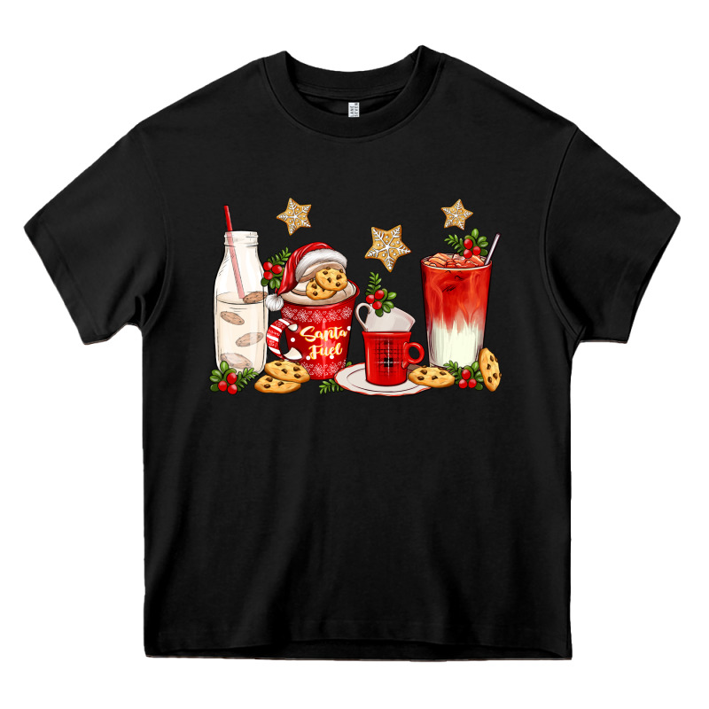 Santa Fuel Coffee Cups Heavy Core Tee by texasbilliewilder | Teevron