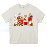 Cream santa fuel coffee cups Heavy Core Tee - texasbilliewilder