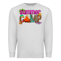 Dove Grey summer camp Premium Sweatshirt - NancyCooperArtShop