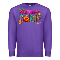 Purple summer camp Premium Sweatshirt - NancyCooperArtShop