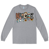 Heather Grey nurse Long Sleeve Tee - JahusDesignShop