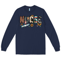 Navy nurse Long Sleeve Tee - JahusDesignShop