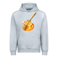 Heather Grey honeypot and honeydipper fa element Urban Hoodie - FaDigitalArtStudio