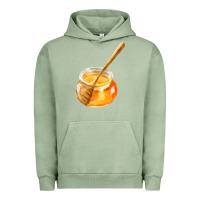 Pigment Oil Green honeypot and honeydipper fa element Urban Hoodie - FaDigitalArtStudio
