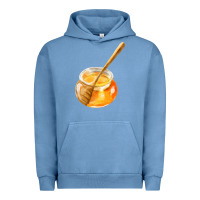 Pigment Pebble Blue honeypot and honeydipper fa element Urban Hoodie - FaDigitalArtStudio