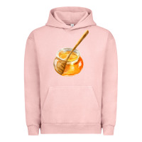 Pigment Salmon honeypot and honeydipper fa element Urban Hoodie - FaDigitalArtStudio