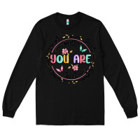 Black you are enough Long Sleeve Tee - MaliasSmallBusiness