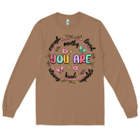 Toasted Coconut you are enough Long Sleeve Tee - MaliasSmallBusiness