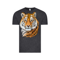 Vintage Black Tiger Head Vintage Tee - LillyAllenDesigns