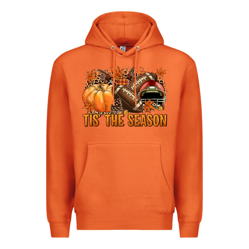 Tis' The Season American Football Premium Hoodie by NancyCooperArtShop | Teevron
