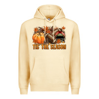 Pina Colada Tis' the season American Football Premium Hoodie - NancyCooperArtShop