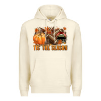 Sandshell Tis' the season American Football Premium Hoodie - NancyCooperArtShop
