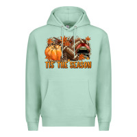 Seafoam Tis' the season American Football Premium Hoodie - NancyCooperArtShop