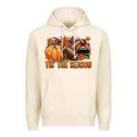 Tofu Tis' the season American Football Premium Hoodie - NancyCooperArtShop