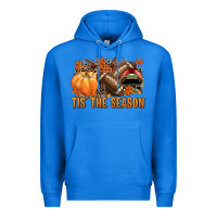 True Royal Tis' the season American Football Premium Hoodie - NancyCooperArtShop