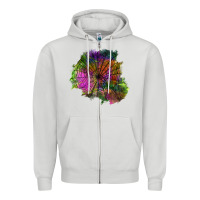 Dove Grey halloween spider web for patches Zipper Hoodie - BundleAndBundleShop