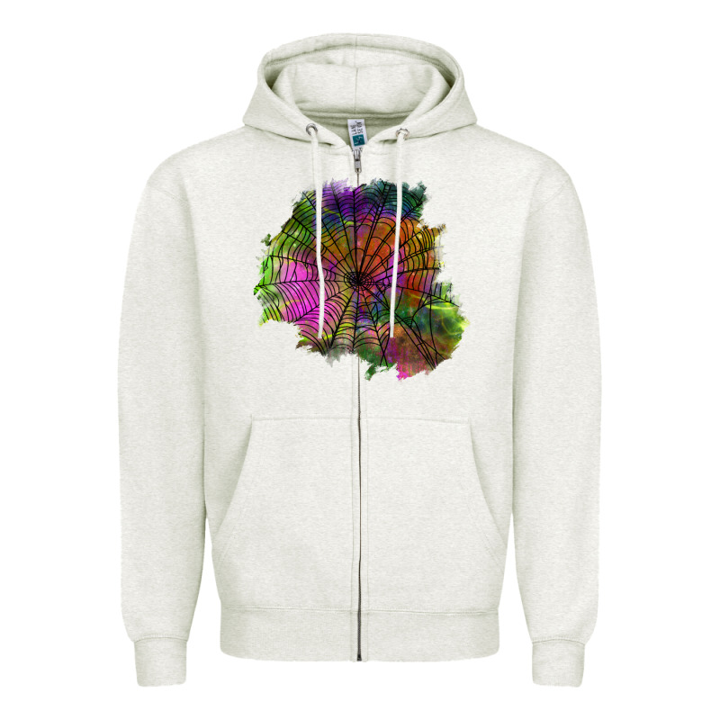 Halloween Spider Web For Patches Zipper Hoodie by BundleAndBundleShop | Teevron