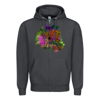 Smoke halloween spider web for patches Zipper Hoodie - BundleAndBundleShop