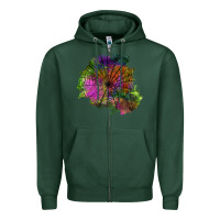 Sports Green halloween spider web for patches Zipper Hoodie - BundleAndBundleShop