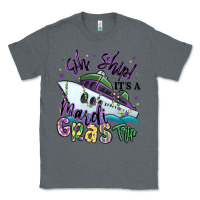 Charcoal Heather oh ship it's a mardi gras trip Classic Tee - MaliasSmallBusiness