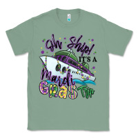 Sage oh ship it's a mardi gras trip Classic Tee - MaliasSmallBusiness