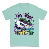 Seafoam oh ship it's a mardi gras trip Classic Tee - MaliasSmallBusiness