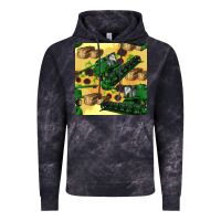 Cloud Black harvester seamless pattern Vintage Hoodie - BundleAndBundleShop