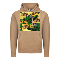 Vintage Coffee harvester seamless pattern Vintage Hoodie - BundleAndBundleShop