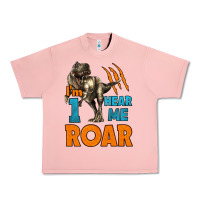 Salmon i'm one hear me roar dinosaur birthday Urban Heavy Tee - LillyAllenDesigns
