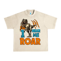 Sandshell i'm one hear me roar dinosaur birthday Urban Heavy Tee - LillyAllenDesigns