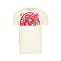 Vintage Arctic valentines day rainbow with heart Vintage Tee - NancyCooperArtShop