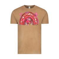 Vintage Camel valentines day rainbow with heart Vintage Tee - NancyCooperArtShop