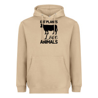 Mushroom Eat Plants Love Animals Heavyweight Hoodie - Bettercallsaul
