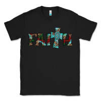 Black faith christmas cross Classic Tee - AdoDesignShop