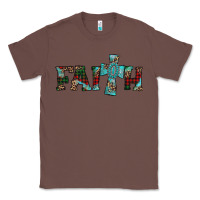 Chestnut faith christmas cross Classic Tee - AdoDesignShop