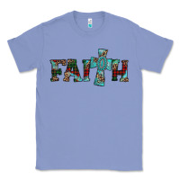 Colony Blue faith christmas cross Classic Tee - AdoDesignShop