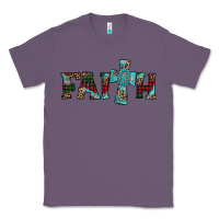 Lavender faith christmas cross Classic Tee - AdoDesignShop