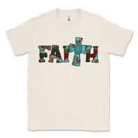 Natural faith christmas cross Classic Tee - AdoDesignShop
