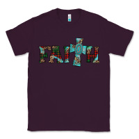 Plum faith christmas cross Classic Tee - AdoDesignShop