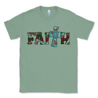 Sage faith christmas cross Classic Tee - AdoDesignShop