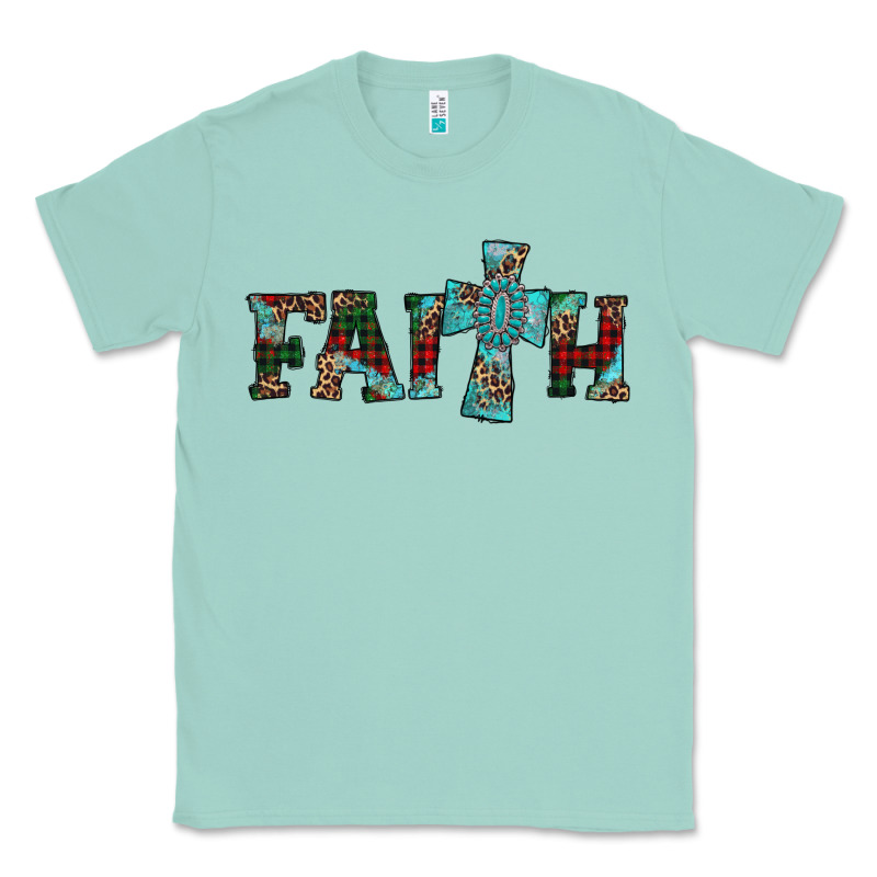Faith Christmas Cross Classic Tee by AdoDesignShop | Teevron