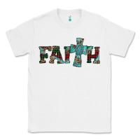 White faith christmas cross Classic Tee - AdoDesignShop
