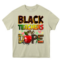 Mossy Black Teacher's are dope juneteenth Heavy Core Tee - Zillion Design Studio